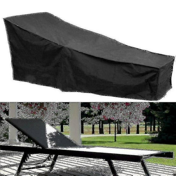 Heavy Duty Waterproof Sun Lounger Sunbed Garden Furniture Cover Patio Rattan_h-