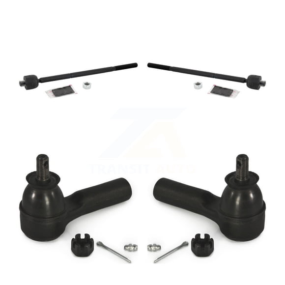 Front Tie Rod End Kit for Car Ford Escape Mazda Tribute Mercury Mariner - Left Right Side (Driver Passenger) K72-101616