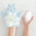 thumbnail image 3 of Manopla de baño para bebé, toallitas, guantes de lavado para niños, exfoliante corporal para baño para niños pequeños, 3 of 5