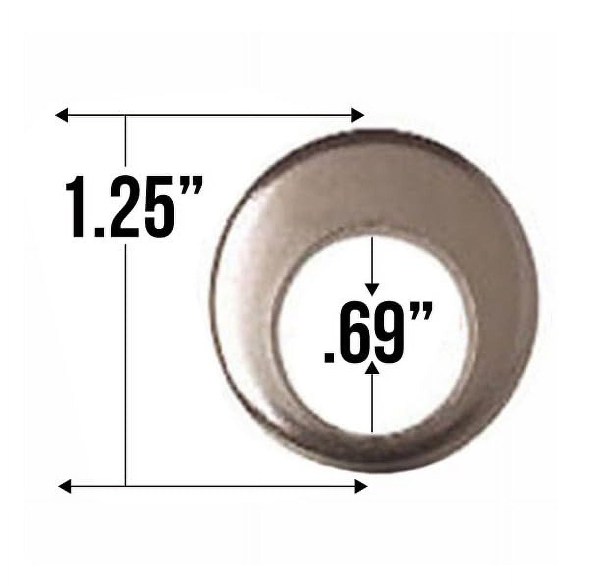 Cragar Standard Mag Lug Nut 1/2"-20 with Offset Washer Set of 20 Pcs