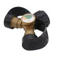 thumbnail image 2 of Propane Y-Splitter Adapter with Gauge 2 Way LP Gas Adapter BBQ Tee Connector, 2 of 7