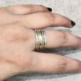 thumbnail image 5 of Hammered Spinner Band, Meditation Ring, 925 Sterling Silver Ring, Spinning Thumb Ring, Two Tone Ring, Fidget Ring, Handmade Jewelry, Christmas Oxidized, Womans Band Ring, Anxiety Ring, Mans Band Gifts, 5 of 5