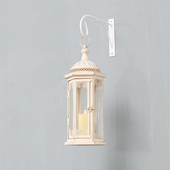 Worgeous White Hanging Bracket Plant Hooks Outdoor Flower Pot