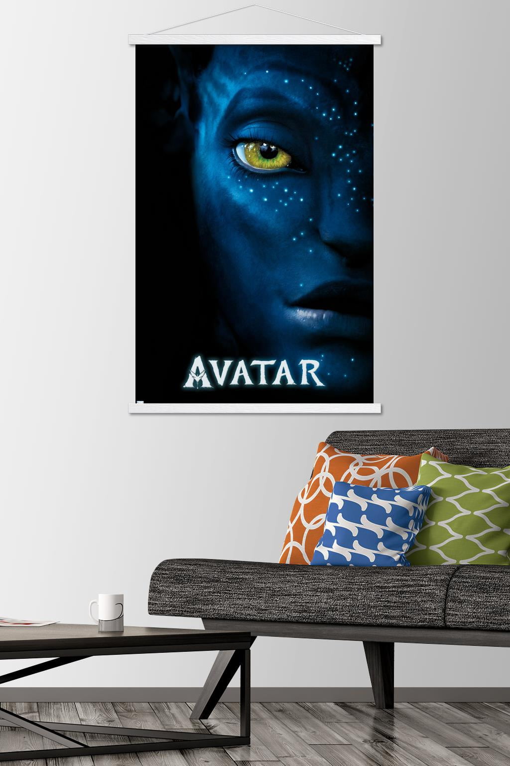 Avatar - Teaser One Sheet Wall Poster with Magnetic Frame, 22.375" x 34"