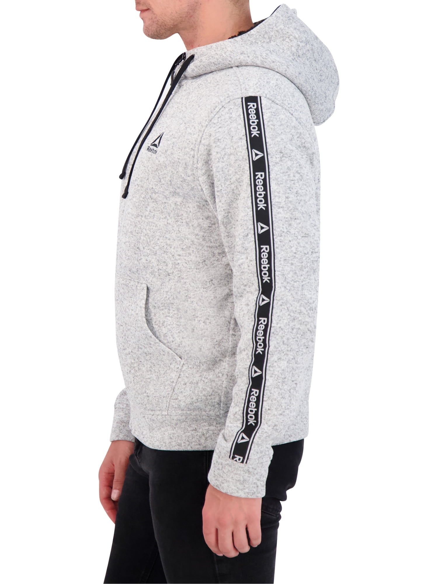 Reebok Men's Hooded Sweater Jacket, Up to Size 2XL Walmart.com