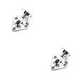 thumbnail image 3 of Soidarity Drum Leg Base Smooth Surface Guitar Brackets Screw Holes with Musical Percussion Bottom Mount Base Accessories Part Como se muestra 2piezas Soidarity CBP470840, 3 of 6
