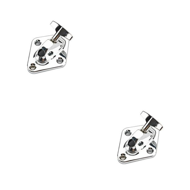 Soidarity Drum Leg Base Smooth Surface Guitar Brackets Screw Holes with Musical Percussion Bottom Mount Base Accessories Part Como se muestra 2piezas Soidarity CBP470840