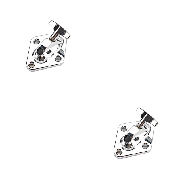 Eigraketly Drum Leg Base Smooth Surface Guitar Brackets Screw Holes with Musical Percussion Bottom Mount Base Accessories Part Como se muestra 2piezas Eigraketly CBP470840