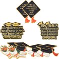 thumbnail image 4 of KAKOWELY 10 broches de birrete de graduado, broches de adorno para bolsa de regalo, broches delicados para solapa de graduación., 4 of 5
