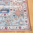 thumbnail image 4 of SAFAVIEH Tucson Tamzen Traditional Machine Washable Area Rug, 5' x 5' Square, Beige/Blue, 4 of 9