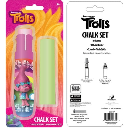 Easter TROLLS Chalk W/holder