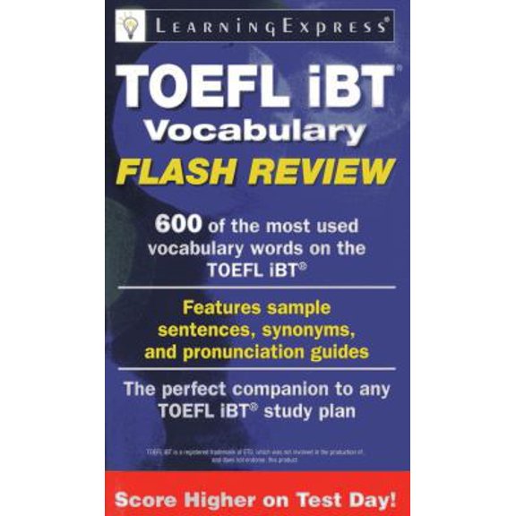 Pre-Owned TOEFL IBT Vocabulary Flash Review (Paperback) 1576859584 9781576859582