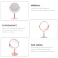 thumbnail image 2 of MasteelfCA Miroir Rond Style Européen Miroir de Bureau Miroir Double Face, 2 of 8