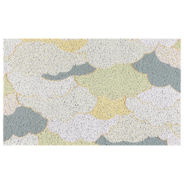 REGALWOVEN Tapete de puerta para exteriores e interiores, felpudo antideslizante, alfombras de entrada duraderas Cloud-1 18" x 30"