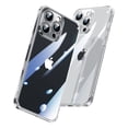 thumbnail image 2 of ELEHOLD Case for iPhone 16 Pro, Anti-Scratch Non-Yellowing Clear Back Case Built-in Camera Ring Stand,Silver, 2 of 7