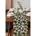 thumbnail image 2 of Hokiten Table Runners 120 Inches Long Dress Scarves, Summer Flowers Farmhouse Coffee/Dining/Kitchen Table Runner for Living Room, Farmhouse Botanical Tropical Plant Leaves 13x120 Inch, 2 of 7