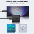 thumbnail image 3 of 45W Samsung Charger USB C Super Fast Charging for Samsung Galaxy S24,S24 Ultra,S23,S23 FE,S22,A54,Z Fold 5,Z Flip 5,4,Galaxy Tab S9,S8,S7,Galaxy Book3,with 6ft Cable(Black), 3 of 7