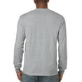 thumbnail image 2 of Gildan Mens Heavy Cotton Long Sleeve T-Shirt, M, Royal, 2 of 3