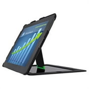 Leitz Landscape View Privacy Case w/ Stand for iPad 2/3/4, Black