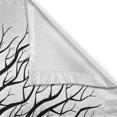 thumbnail image 3 of Ambesonne Tree Kitchen Curtains, Roots Branch Leafless, 55"x30", Black White, 3 of 3