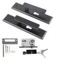 thumbnail image 2 of Home Door Lock, Door Handle Lock Set Convenient Installation Corrosion Resistance  For Bedroom, 2 of 8
