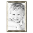 thumbnail image 2 of ArtToFrames 16x26" Antique Silver Panel Picture Frame, Silver Wood Poster Frame, with Regular Acrylic and Foam Backing 3/16 inch (FBPL-4760), 2 of 7