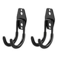 thumbnail image 3 of NICEXMAS 2 Pcs Shovel Hanger Garage Coat Hook Tool Hook Wall Hanging Wall Mount .30X6.80X3.50CM, 3 of 8