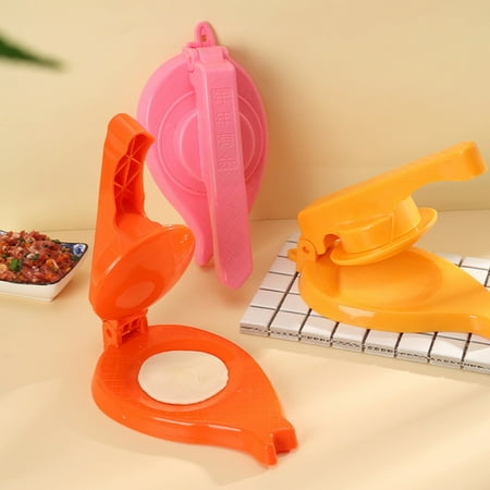 

Hesroicy Efficient Kitchen Gadget: Manual Tortilla Maker and Dumpling Press for Corn Tortillas Sugar Pancakes and Wrapping Doughs