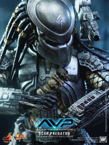 Figure Hot Toys MMS190 - Alien VS. Predator - Scar Predator