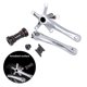 thumbnail image 5 of Juego de brazos de de bicicleta, juego de de bicicleta de montaña de 170 mm 130 BCD con soporte inferior Plata kusrkot Brazo de manivela de bicicleta plegable, 5 of 8