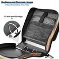 thumbnail image 5 of Water-Resistant 3-Ring Binder Organizer with Multiple Pockets Zipper Binder Bag for Office A Large Group Of Dogs, 5 of 8