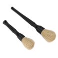 thumbnail image 2 of 2PCS Car Detailing Brush Dirt Dust Cleaning Tool Black for Trucks Motorcycles Bicycles, 2 of 5