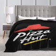 thumbnail image 2 of Pizza Hut Bed Blanket Fleece Throw Blankets Sofa Plush Soft Warm Blankets for Home Camping Travel 50"x40", 2 of 5