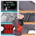 thumbnail image 3 of ArcticMist Knee Heating Pad, Knee Heated Wrap, 5 Heating, 3 Timing and Red Light, LCD Digital Display Controller, 2pcs Extend Straps, 5000mAh Battery Charging for Shoulder, Eblow, Black, 3 of 8