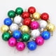 thumbnail image 4 of Juego de 24 Bolas Navideñas de Plástico Irrompible de 3 Cm, Surtidas, En 6 Colores: Rojo, Azul, Verde, Dorado y Plateado | Decoraciones Duraderas para Árboles de Navidad | Versátil para Usar Como Gui, 4 of 5