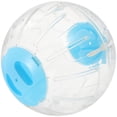 thumbnail image 1 of ColoMX Bola de ejercicio de hámster transparente enano Hámster corriendo suministros de ejercicio de animales pequeños, 1 of 6