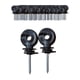 thumbnail image 4 of Aisladores para cercas eléctricas,Accesorio agrícola con aislador atornillado para cerca eléctrica,Aisladores para cercas eléctricas Suministros de jardinería,Tornillo en el aislador Negro, 4 of 8