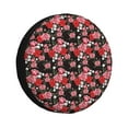 thumbnail image 2 of Balery Rose Flowers Tire Covers - Tough Tire Wheel Protector for Truck, SUV, Trailer, Camper, RV -14 inch, 2 of 8