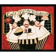 thumbnail image 3 of DiPaolo, Dan 13x12 Black Modern Framed Museum Art Print Titled - Cafe Bistro Bakery, 3 of 5