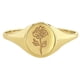 thumbnail image 2 of Anillo de aleación con flores talladas Xihbxyly estilo europeo y moderno, 2 of 3