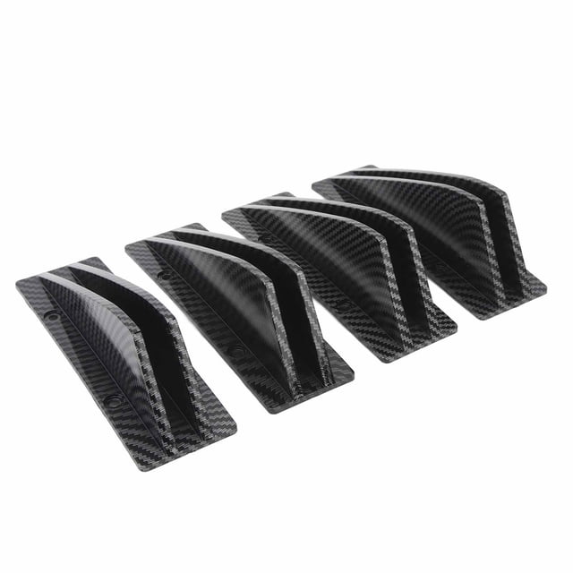 4PCS Car Rear Lower Spoiler, ABS Lip Diffuser for Improved Airflow and Stability, with Sporty Streamlined Design, Fit for 1 Series E90 E91 Replacement for W117