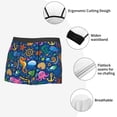 thumbnail image 3 of Pofeuu Sea Fish Print Men’s Boxer Briefs, Moisture-Wicking Underwear, Regular,Trunk-Large, 3 of 5