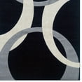 thumbnail image 3 of Corfu Loftus 44" x 6 Black Grey Rug Geometric Pattern Polypropylene Easy Care, 3 of 3