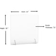 thumbnail image 5 of Lorell, LLR55682, Social Distancing Barrier, 1 Each, Clear, 5 of 6