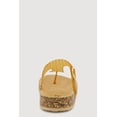 thumbnail image 3 of Women's Jelly Cut Out Thong Sandals with Buckle Detail, 3 of 3
