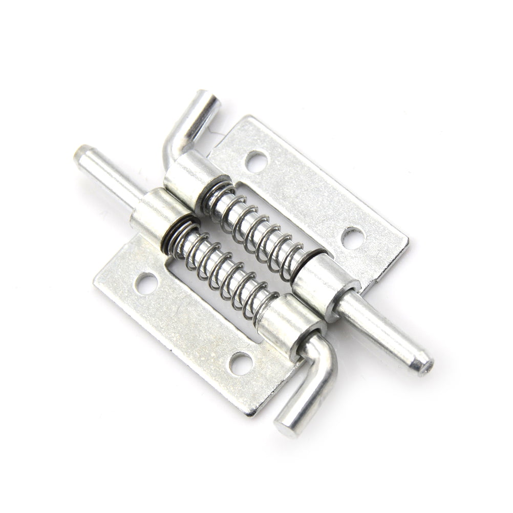 5 PCS Fixed Type Spring Loaded Barrel Bolt Latch Silver Tone RS 
