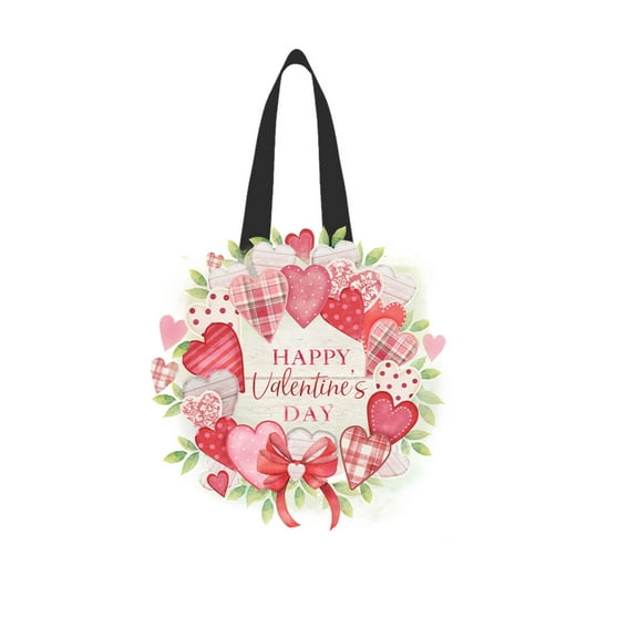 Briarwood Lane Valentines Wreath Hearts Wood Door Hanger