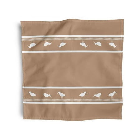 

Simply Daisy 18 x 18 Brown Birdwalk Napkins Set of 4