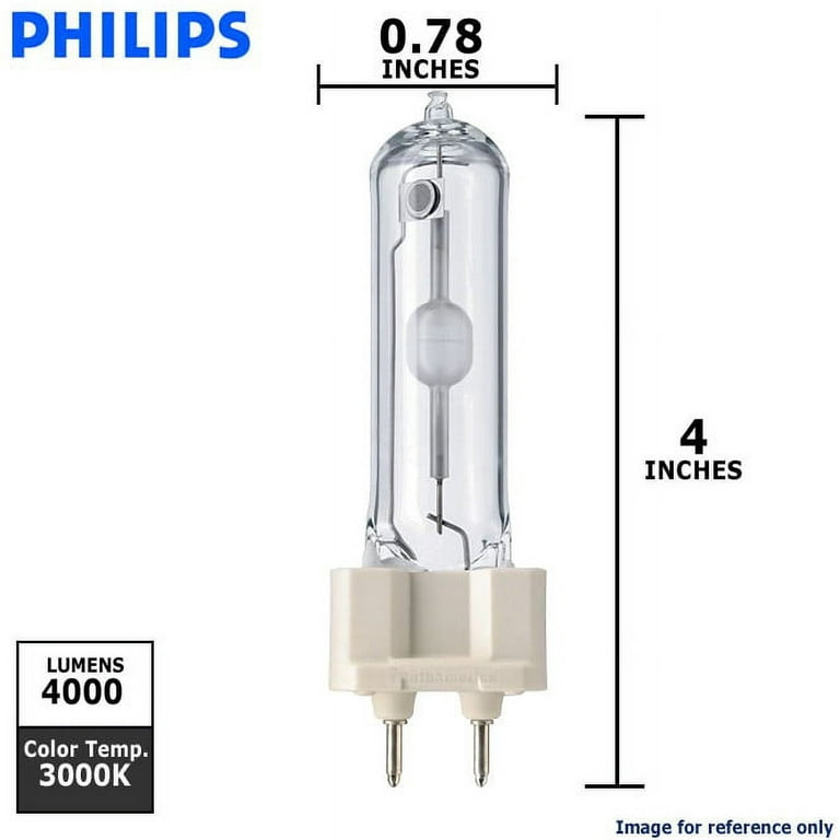 Philips Mastercolor Cdm-T Elite 35/T6/930 35W G12 3000K C130/E Hid Light  Bulb - Walmart.Com