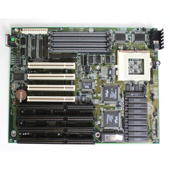 MB, PT-2000 Motherboard, 4x ISA, 4x PCI, socket 5